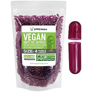 XPRS Nutra Size 4 Empty Capsules -