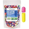 XPRS Nutra Size 5 Empty Capsules - 1000 Count Very Small Empty Gelatin Capsules - Pills DIY Capsule Filling - Fillable Pill Gel Caps for Do-It-Yourself Vitamin Supplements (Multi Color)