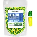 XPRS Nutra Size 5 Empty Capsules - 500 Count Very Small Empty Gelatin Capsules - Pills DIY Capsule Filling - Fillable Pill Gel Caps for Do-It-Yourself Vitamin Supplements (Green/Yellow)
