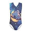 Xpyiqun Bathing Suits for Girls 3-14 Kids Summer One Piece Swimwear Beach Sport Sleeveless Swimsuits Athletic