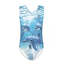 Xpyiqun Bathing Suits for Girls 3-14 Kids Summer One Piece Swimwear Beach Sport Sleeveless Swimsuits Athletic