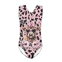 Xpyiqun Bathing Suits for Girls 3-14 Kids Summer One Piece Swimwear Beach Sport Sleeveless Swimsuits Athletic