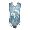 Xpyiqun Bathing Suits for Girls 3-14 Kids Summer One Piece Swimwear Beach Sport Sleeveless Swimsuits Athletic
