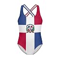 Xpyiqun Swimsuit for Girls One Piece Bathing Suits Size 5-14 Sleeveless Swimwear Cross Shoulder Strap Swimming Wear