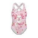 Xpyiqun Swimsuit for Girls One Piece Bathing Suits Size 5-14 Sleeveless Swimwear Cross Shoulder Strap Swimming Wear