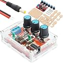 XR2206 Signal Generator Module High Precision Function Signal Generator Frequency 9-12V DC Input Sine/Triangle/Square Output 1Hz-1MHz Adjustable,with DC Male Cable