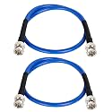 XRDS -RF 12G SDI Cable 2FT 2PCS, SDI Video Cables 3G/6G/12G 75ohm BNC Male Cable Supports HD-SDI/3G/6G-SDI/4K/8K for Video Security Camera Converter