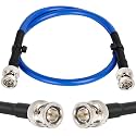 XRDS -RF 12G SDI Cable 2FT, SDI Video Cables 3G/6G/12G 75ohm BNC Male Cable Supports HD-SDI/3G/6G-SDI/4K/8K for Video Security Camera Converter