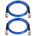 XRDS -RF 12G SDI Cable 3FT 2PCS, SDI Video Cables 3G/6G/12G 75ohm BNC Male Cable Supports HD-SDI/3G/6G-SDI/4K/8K for Video Security Camera Converter