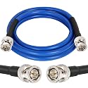 XRDS -RF 12G SDI Cable 4FT, SDI Video Cables 3G/6G/12G 75ohm BNC Male Cable Supports HD-SDI/3G/6G-SDI/4K/8K for Video Security Camera Converter