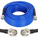 XRDS -RF 12G SDI Cable 50FT, SDI Video Cables 3G/6G/12G 75ohm BNC Male Cable Supports HD-SDI/3G/6G-SDI/4K/8K for Video Security Camera Converter