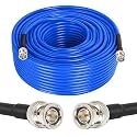 XRDS -RF 150FT SDI Cable, 3G/6G-SDI Cable BNC Digital Video Cables 75 Ohm RG59 BNC Male Cables for 3G/6G HD SDI Monitor Video Recorder Converter Splitter Security Camera