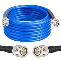 XRDS -RF 25FT SDI Cable, 3G/6G-SDI Cable BNC Digital Video Cables 75 Ohm RG59 BNC Male Cables for 3G/6G HD SDI Monitor Video Recorder Converter Splitter Security Camera