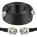 XRDS -RF 50 ohm BNC Cable 100FT, BNC Male Extension RG58 Coax for Antenna Analyzer, CB Radio, Security CCTV Camera