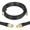 XRDS -RF 6ft SMA Male to SMA Female Coax Extension Cable, 50 Ohm KMR240 Low Loss SMA Coax Coaxial Cable with SMA Connectors