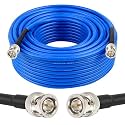 XRDS -RF 75FT SDI Cable, 3G/6G-SDI Cable BNC Digital Video Cables 75 Ohm RG59 BNC Male Cables for 3G/6G HD SDI Monitor Video Recorder Converter Splitter Security Camera
