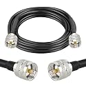 XRDS -RF RG58 Coax CB Cable 9FT, 50 Ohm with PL-259 UHF Male Connectors – Flexible &amp; Durable Coaxial Cable for CB Radio, Ham Radio, Antenna, SWR Meter, SDR