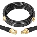 XRDS-RF SMA Cable 8FT, Extension Cable With Male to Female Connector 50 Ohm KMR240 Low Loss Coax Coaxial Cable