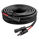 XRDS -RF Solar Cable 10FT, 8AWG Solar Extension Cable with Male & Female Solar Connectors, Flame-Retardant Protective Sleeving Solar Panel Cable, Weatherproof PV Wire for Solar Panel Connection