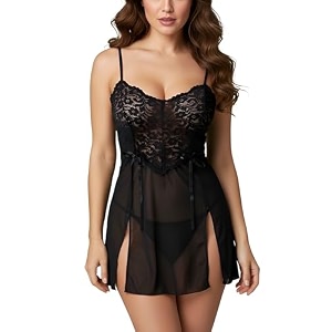 Xs and Os Womens Lace Double Slit