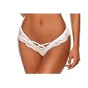Xs and Os Women's Lace Thong Panty