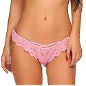 Xs and Os Women's Lace Thong Panty