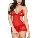 Xs and Os Women Teddy Lace Babydoll