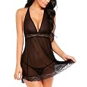 Xs and Os Women39s Sexy Halter Babydoll