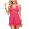 Xs and Os Women39s Sexy Halter Babydoll