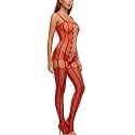 Xs and Os Women Fishnet Bodystocking, One Piece Sexy Lingerie