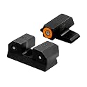 XS SIGHTS R3D Tritium Night Sight Orange for Sig P320, P365, P225, P226, P228, P229, P365XL; Springfield XDs, Hellcat; FN 509, Front and Rear Glow in The Dark Tritium for Tactical Applications