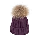 xsby Crochet Baby Beanie Little Girl Boy Knit Infant Hats Winter Warm Cap Kids Purple
