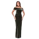 Xscape Women's Long One Shoulder Sleeveless Stretch Scuba Crepe Sheath Gown