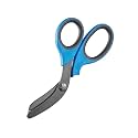 XSHEAR® 7.5” Extreme Duty Trauma Shears. Tough and Durable Medical Scissors for the Paramedic, EMT, Nurse or any Emergency Healthcare Provider - Blue/Gray