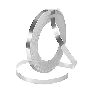 xsource 50 meters tile decoration tape home floor wallpaper waterproof tiles tile gap tiles stickers for floor gap sealing self-adhesive tape strip for wall cabinet kitchen silver