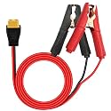 Battery Alligator Clips Clamp to XT60 Extension Cord 14AWG 12V 24V XT60 Female to Alligator Clips 20A for Lawn Mowers, Motorcycles and Boat, Car Battery Charging Or Other Equipment (1m)