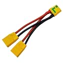 XT90S XT-90 Plug Parallel Battery Connector Cable XT90 Connector Style Parallel Y-Harness for Quadcopters Multirotors RC LiPo Battery