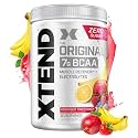 Xtend Original BCAA Powder (Knockout Fruit Punch) - Sugar Free Workout Muscle Recovery Drink with 7g BCAA, | Amino Acid Supplement with L Glutamine &amp; Electrolytes - 405 Gms (30 Servings)