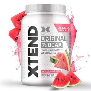 scivation xtend bcaas pre-workout 7g bcaas 0g carbssugar amp calories 35 leucine 25g l-glutamine 1g citrulline malate - 1291 g 90 servings watermelon