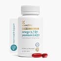 Xtendlife Omega‑3 Fish Oil + CoQ10 Supplement, 30 Day Supply