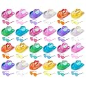 Xtinmee Space Cowgirl Hat Holographic Heart Sunglasses Set for Women