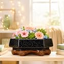 Xtore Refined Rustic Ceramic Bonsai Planter Pot