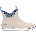 XTRATUF 6” Men’s Ankle Deck Boot Guy Harvey - Lightweight, 100% Waterproof Rubber Footwear - Non-Marking, Slip-Resistant Outsole - Moisture-Wicking Liner