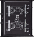 Xtreme Acoustics XA-DI2 Passive 2 Channel DI Box with Attenuator Switch Analog Sound Mixer