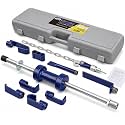 XtremepowerUS 13 lb Auto Body Slide Hammer Dent Puller Kit, Heavy-Duty Dent Removal Repair Tool Set for Cars &amp; Trucks, Drop-Forged Steel Puller Attachments with Carrying Case