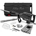 XtremepowerUS 2200W Demolition Electric Jack Hammer Floor Breaker Wood Metal Concrete Breaker High Impact include 2 Chisel Bits (Flat Chisel &amp; Point Chisel) with Case