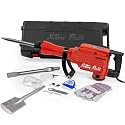 XtremepowerUS 2200W Demolition Electric Jack Hammer DIY Demo Jack Hammer Construction Concrete Floor Scrap Breaker Drill 3pcs Chisel Bit Point, Bull, Shovel With Carrying Case