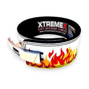 XtremeX 13mm Weightlifting Flame Lever Belt with