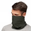 XTRIM Bamboo Bandana Face Mask for Dust &amp; Sun Protection for Men &amp; Women, Face Cover for Multipurpose, 100% Organic, Breathable, Odour-Free, Comfort Fit, Thermoregulatory Fabric (Khakhi Tinge)