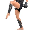 XTRIM Boxing Shin Guard with Secure Velcro Fit, High-Density Foam Padding